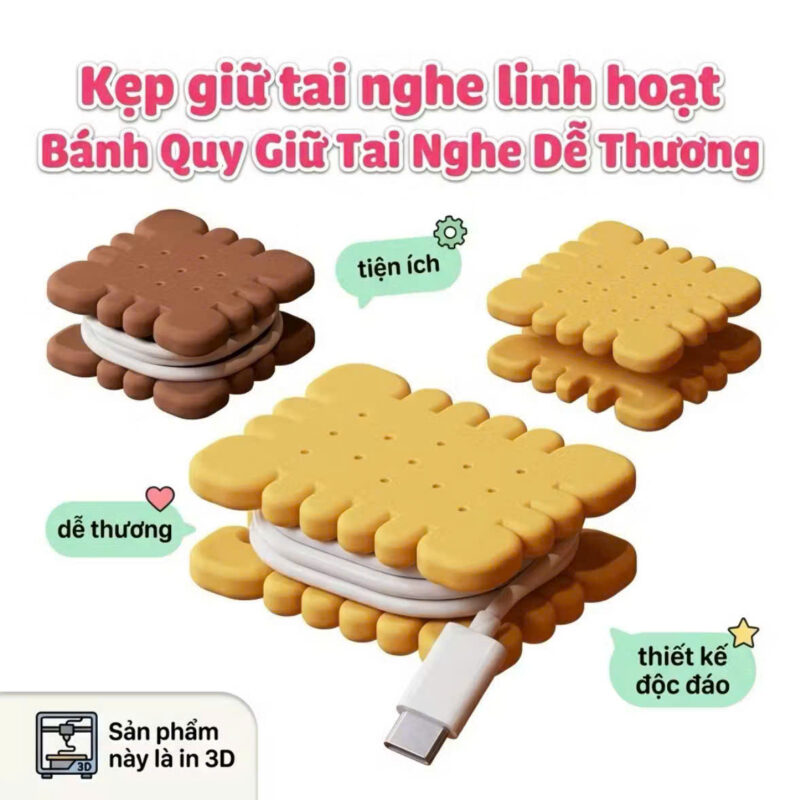 Nên Chọn Kẹp Giữ Dây Sạc Bánh Quy In 3D SweetClip Cookie 1 z7920754218742 933c99e52cd0bfb777ea965fa19cb590