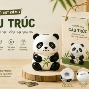 Hũ Tiết Kiệm Gấu Trúc Quà Tặng Doanh Nghiệp Độc Đáo