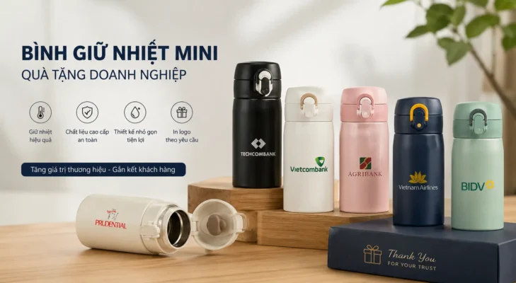 Bình Giữ Nhiệt Mini Quà Tặng Doanh Nghiệp