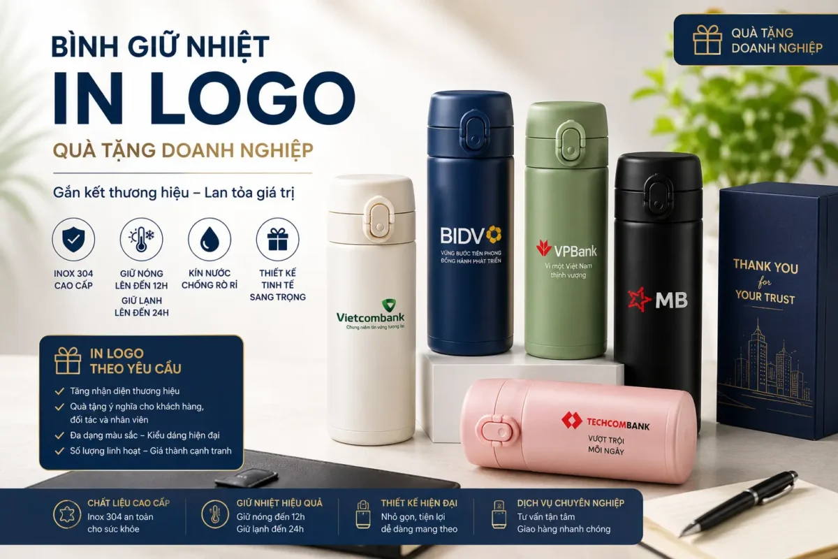 Bình Giữ Nhiệt Mini Quà Tặng Doanh Nghiệp