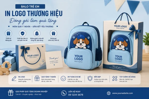 Balo Trẻ Em Quà Tặng Doanh Nghiệp